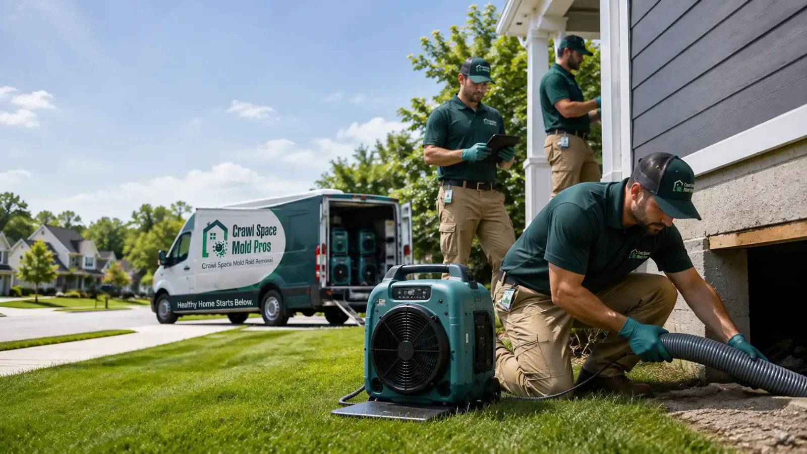 Crawl Space Mold Removal in Lyndhurst, NJ